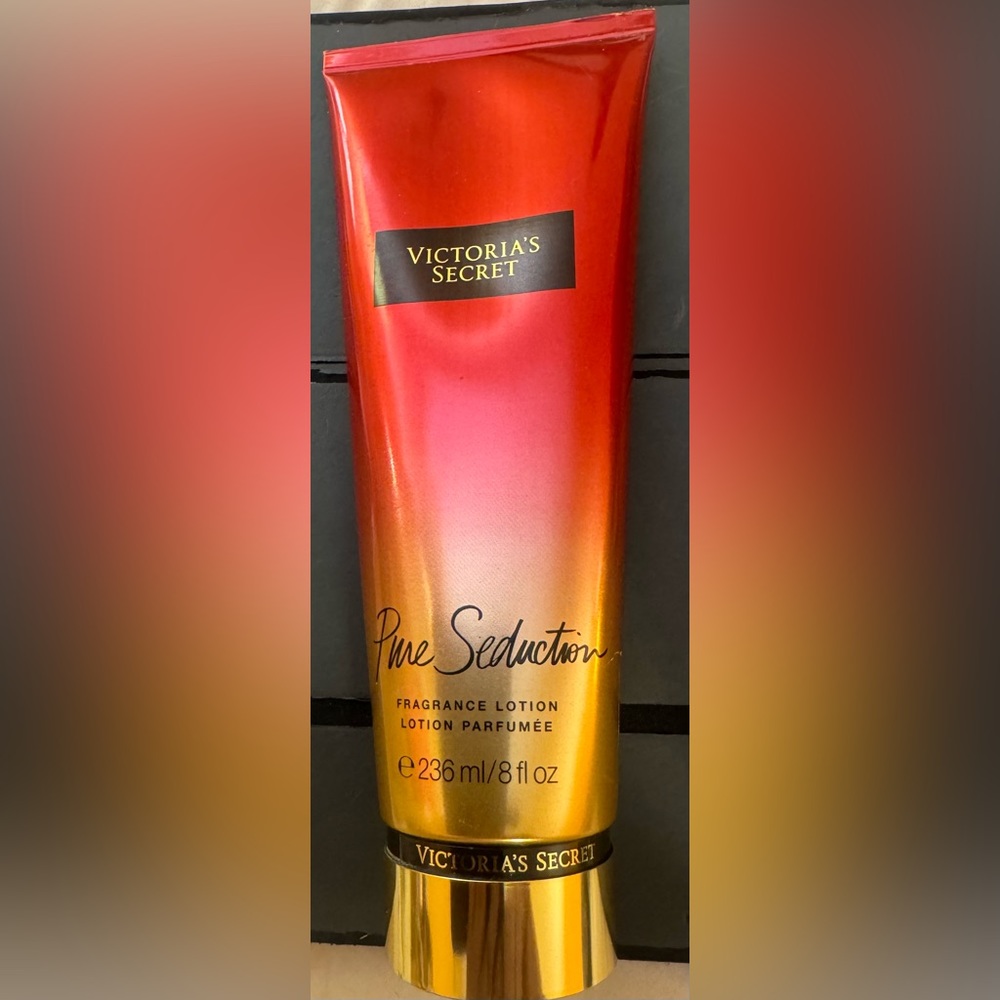 VICTORIA SECRET Pure Seduction fragrance, red plum, and Freesia Body Lotion. NWT